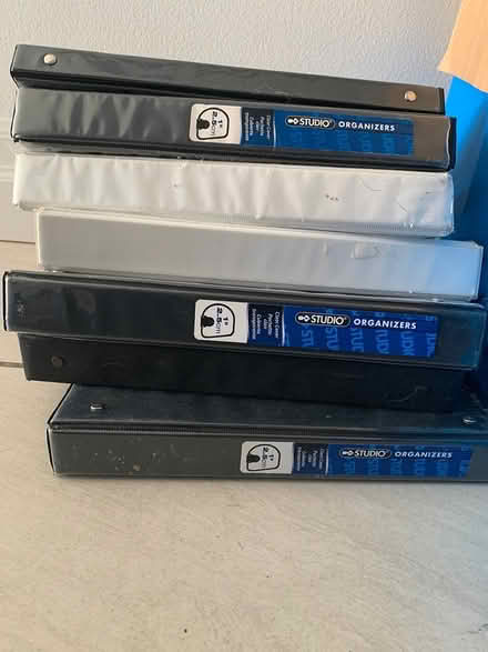 Photo of free Several binders (Victoria Hills) #1