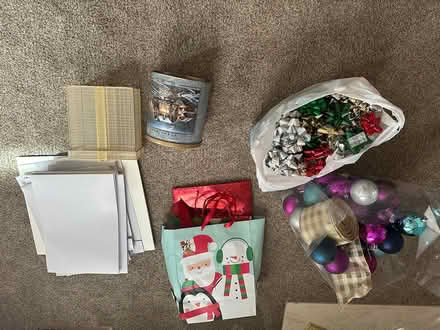 Photo of free Lots of gift wrap, bows, etc (Dundee & Hicks Palatine) #1