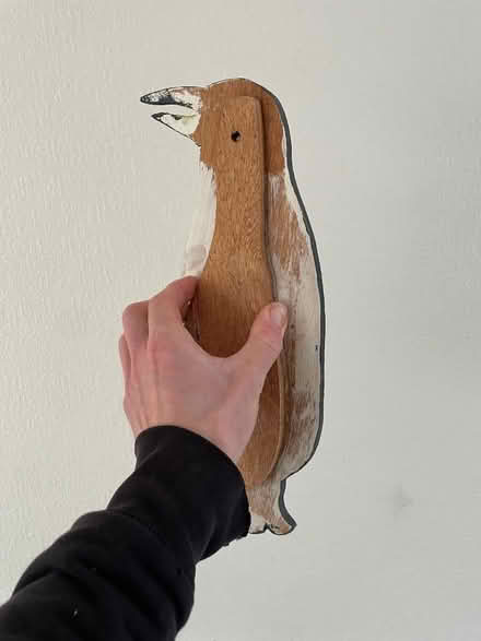 Photo of free Wooden painted penguin wall piece (London Rd, HW HP11) #2