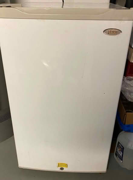 Photo of free White Haier mini fridge -works well (Friendship Heights) #3