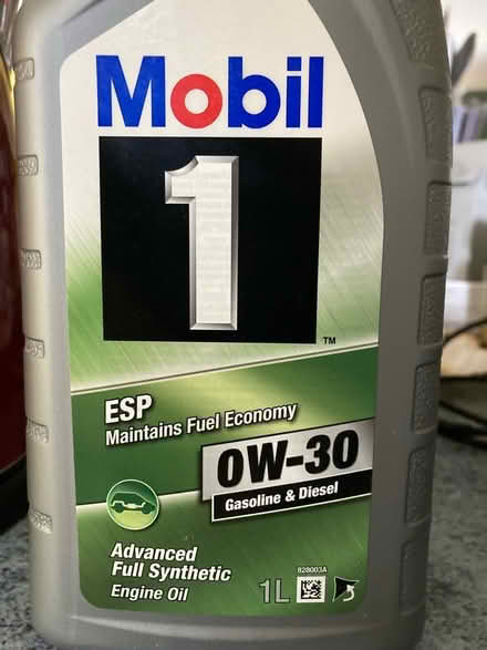 Photo of free Mobil 1 motor oil 0W-30 (Banstead, near High Street) #1
