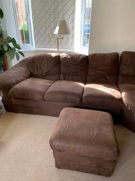 Photo of free Large corner sofa (Papworth Everard) #1
