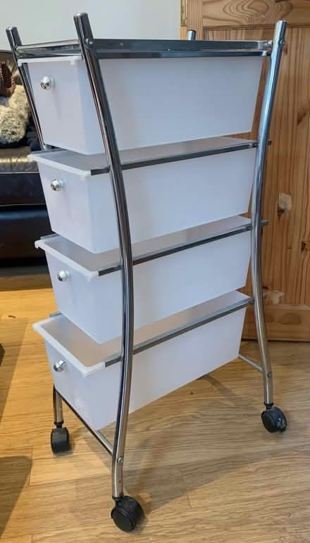 Photo of free Storage trolley with 4 drawers (Wootton OX13) #1