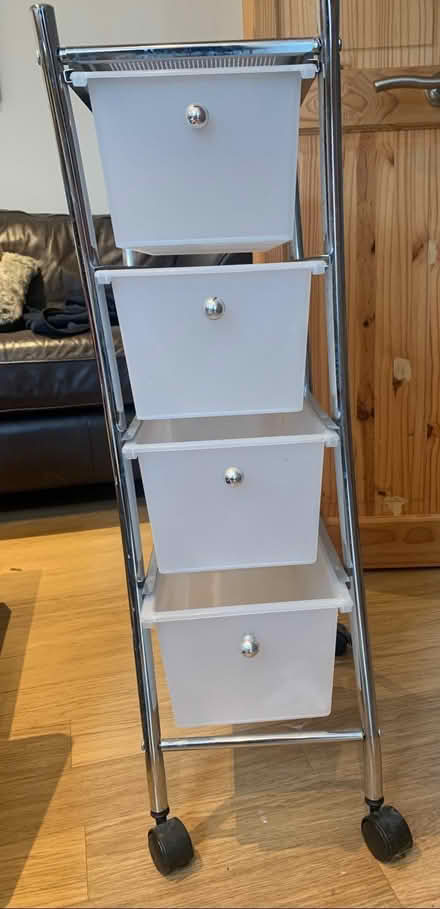 Photo of free Storage trolley with 4 drawers (Wootton OX13) #2