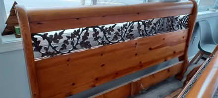 Photo of free King size sleigh bed frame (Woburn near the center) #1