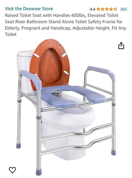 Photo of raise toilet seat (Paramus) #1