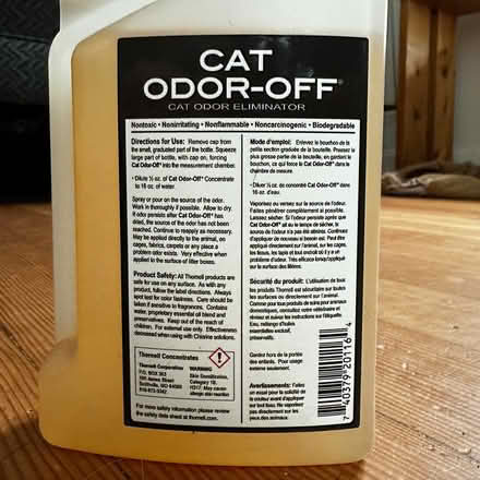 Photo of free Cat Odor-Off Concentrate (West Seattle Admiral) #2