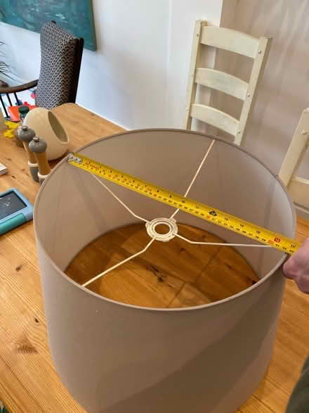 Photo of free Large grey lampshade (Bradford Road, Combe Down) #3