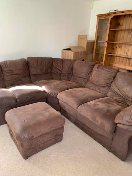 Photo of free Large corner sofa (Papworth Everard) #2