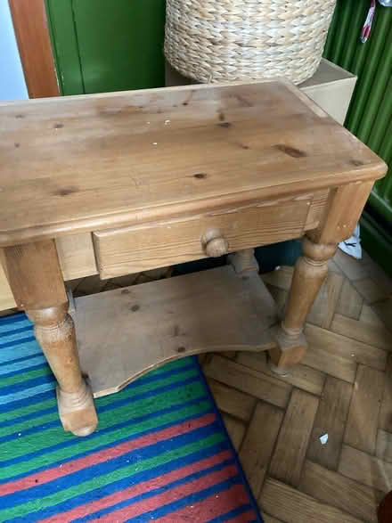 Photo of free Wooden side table (Victoria park CF5) #1