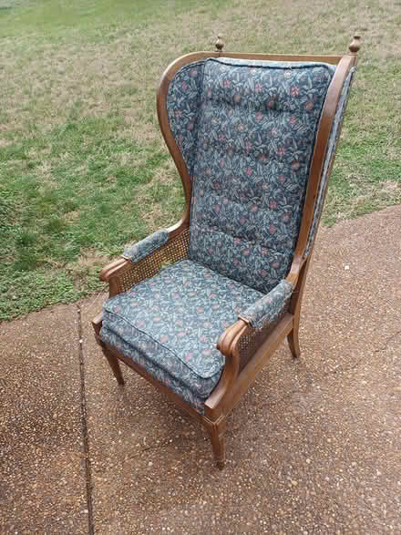 Photo of free Vintage Tall Back Chair (East Nashville) #1