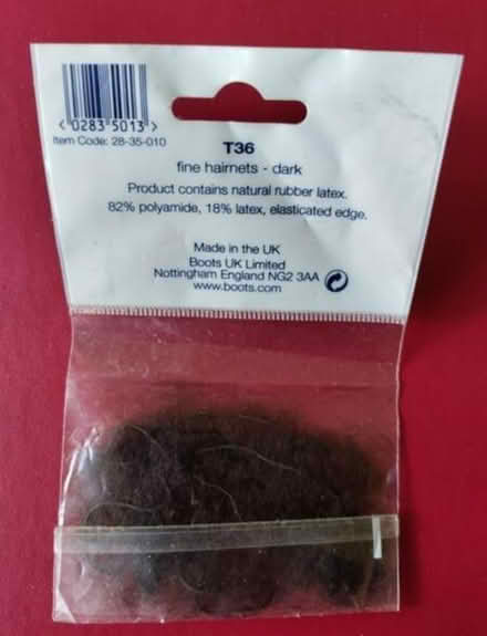 Photo of free Fine hairnets pack of 2 (Wollaton Vale NG8 Nottingham) #2