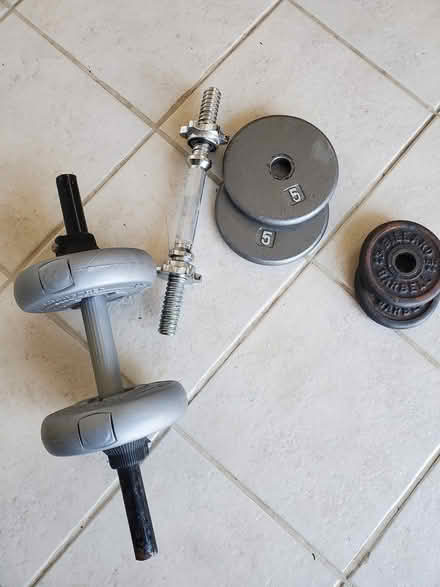 Photo of free misc weights (Fox River Shores, Island Lake) #1