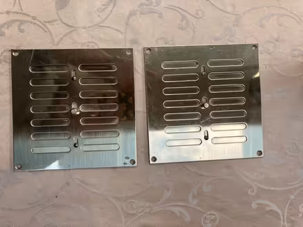Photo of free 2 brass coloured air brick covers (Ickenham) #1