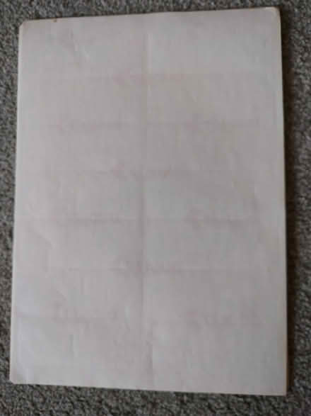 Photo of free A4 sheets of labels. 14 per sheet. (Marsworth HP23) #1
