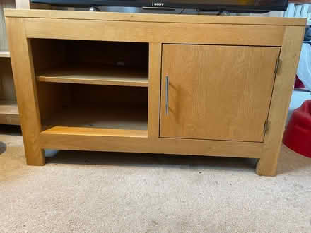 Photo of free Oak TV cabinet (NE30) #2