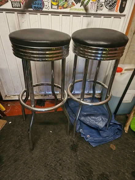 Photo of free Chrome bar stools (Haydock) #1