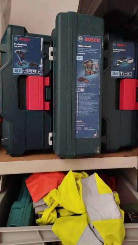 Photo of free Bosh and Milwaukee tool boxes N8 (Hornsey N8) #2