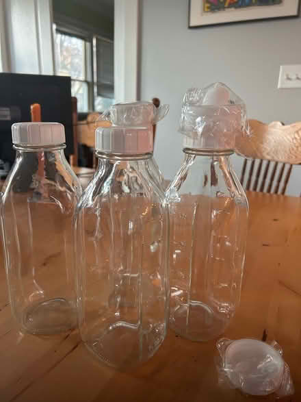 Photo of free Glass Liter Bottles - 4 (Takoma Park 20912) #1