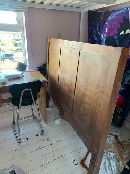 Photo of free Solid wood bed head (Newtownmountkennedy) #1