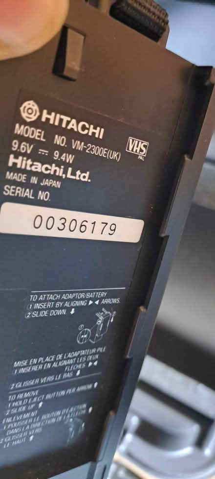 Photo of free Hitachi video camera (Grantham, Lincolnshire) #1