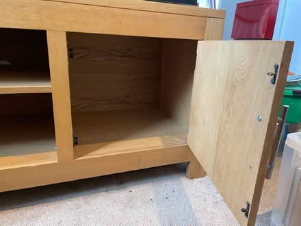 Photo of free Oak TV cabinet (NE30) #1