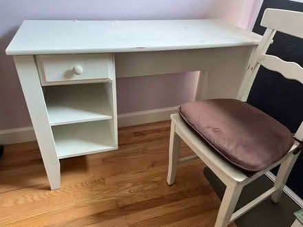 Photo of free IKEA kid’s desk and chair +cushion (Wolfe and Homestead) #2
