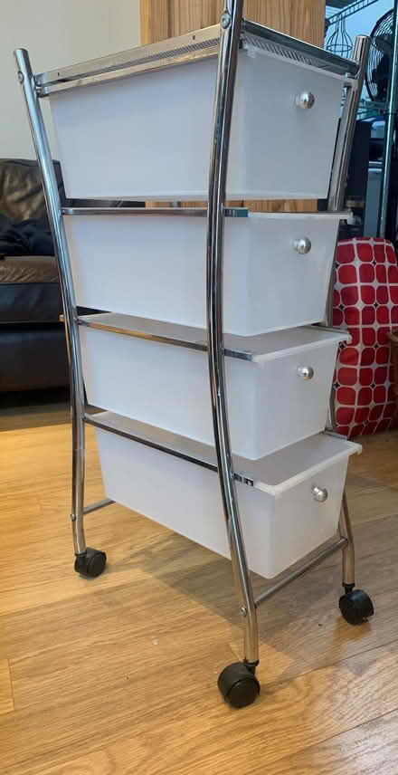 Photo of free Storage trolley with 4 drawers (Wootton OX13) #3