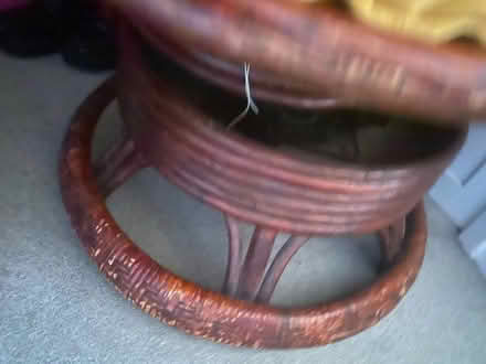 Photo of free Wicker arm chair (N12) #4