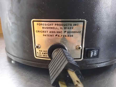 Photo of free "Cricket" Ash (Fireplace) Vacuum (Emerald Hills, near cross.) #4