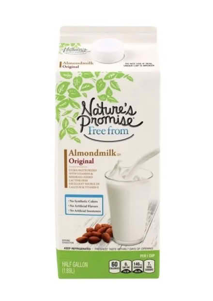 Photo of free Half gallon almond milk (20853) #1
