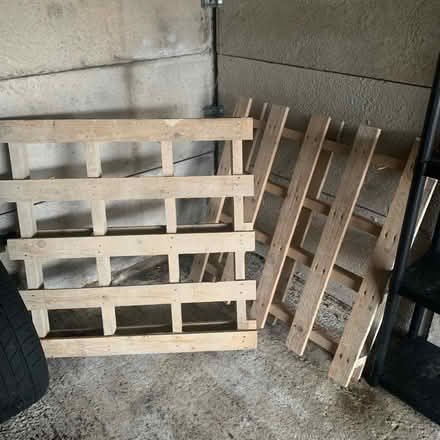 Photo of free 2 wooden pallets (Brookwood, Woking) #1