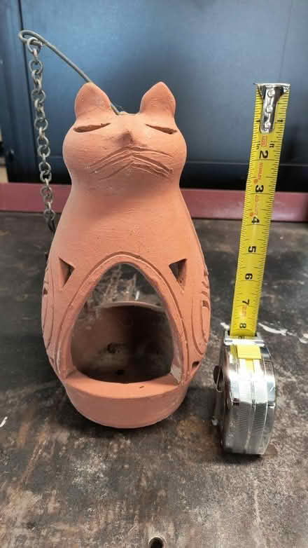 Photo of free Hanging clay cat planter (Westmont) #1