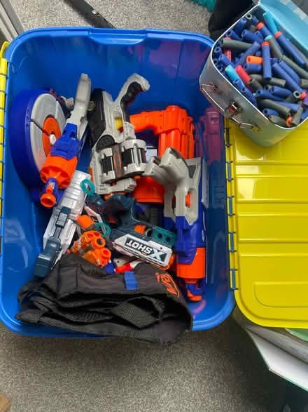 Photo of free Box of toy nerf/xshot guns (NE30) #1