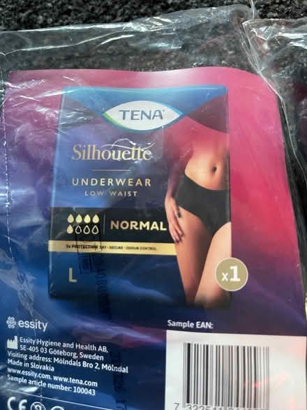Photo of free Tena ladies black underwear X 2 (Pontefract WF8 area) #2