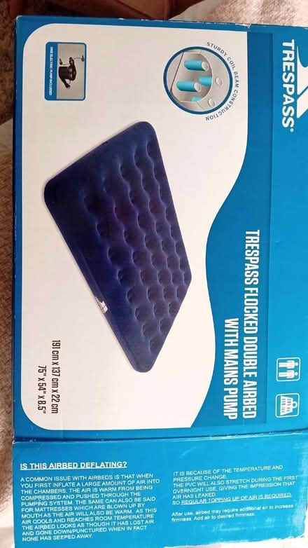 Photo of free Air bed double (Southfields SW18) #1