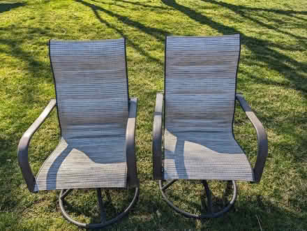 Photo of free 2 patio Chairs (K7 and harold) #1