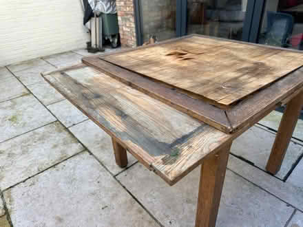 Photo of free Oak table utilitarian table (Brighton North Laine) #4