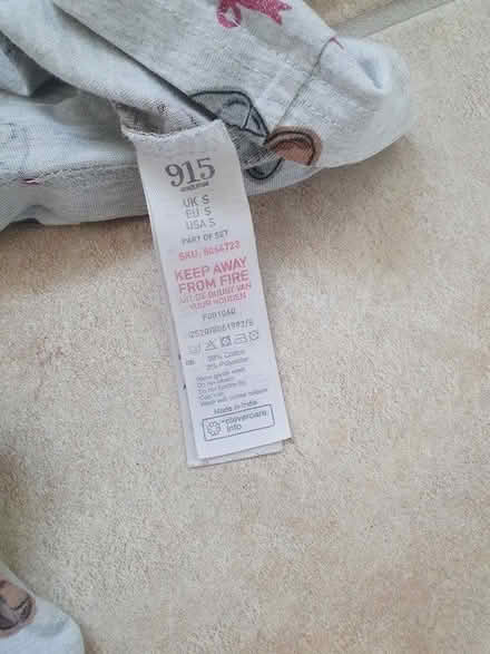Photo of free Girls pyjamas New Look size S (Rushden NN10) #2