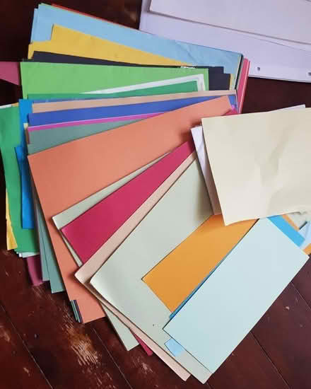Photo of free Selection of coloured paper mainly A4 (Townsend AL3) #1