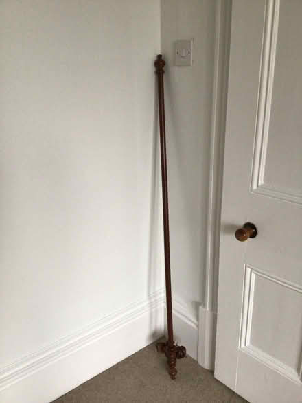 Photo of free Wooden curtain pole (Matlock DE4) #1