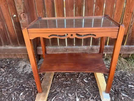Photo of free Two side tables (Leyden st alley 26 & 28th Ave) #1