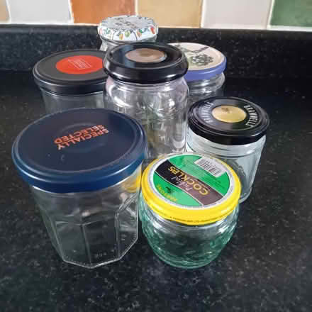 Photo of free Clean glass jars with lids (Hereford HR1) #1