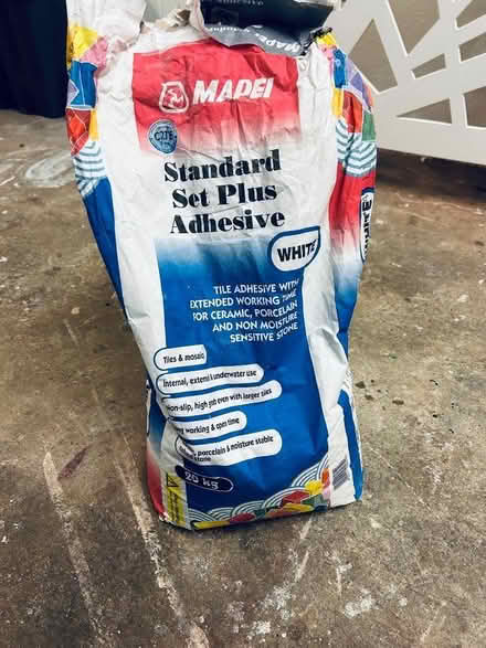 Photo of free Tile adhesive (Sudbury Hill HA1) #1