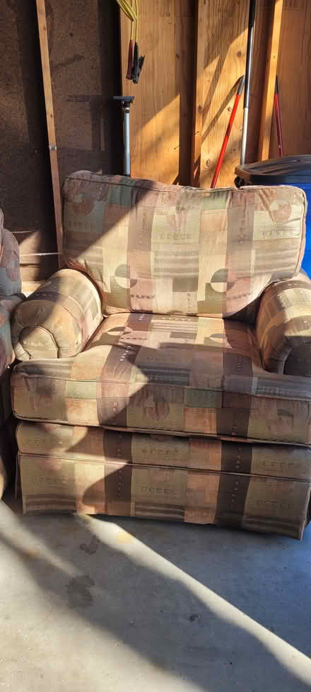 Photo of free Couch and chair (Woodridge near Lemont and 83rd) #2