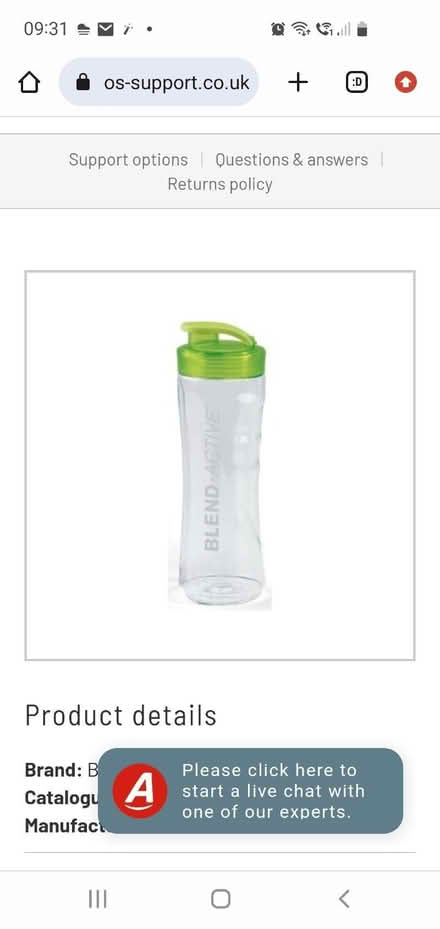 Photo of Breville blend active bottle (Fulmer SL9) #1