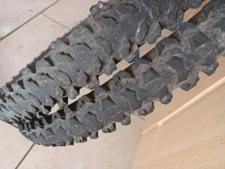 Photo of free 2x mountain bike tyres (Lamberhead Green WN5) #4