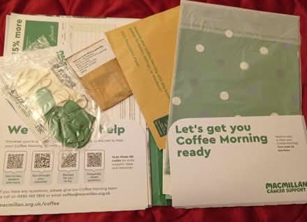 Photo of free Macmillan Coffee Morning fundraising pack (Osmaston DE24) #2