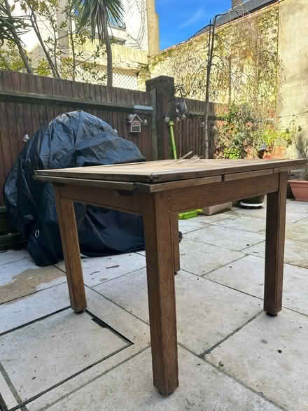 Photo of free Oak table utilitarian table (Brighton North Laine) #1