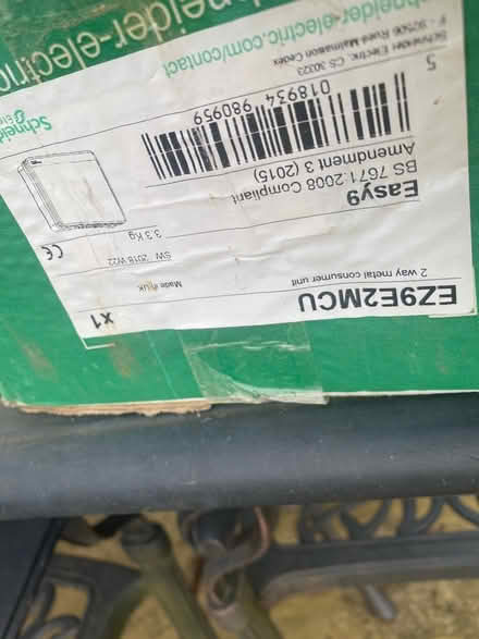 Photo of free 2 way metal consumer unit (ME9) #1
